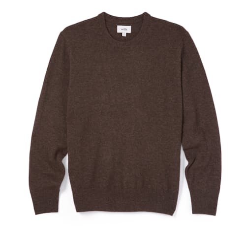 laydown image of Classic Cashmere Crewneck Sweater