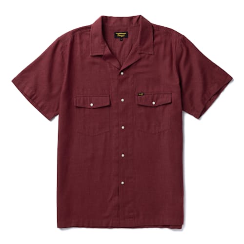 laydown image of Whippersnapper Camp Collar Short Sleeve Shirt