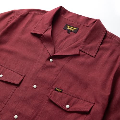 laydown image of Whippersnapper Camp Collar Short Sleeve Shirt