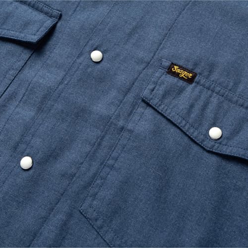 lifestyle image of Whippersnapper Camp Collar Short Sleeve Shirt
