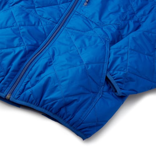 laydown detail image of Diamond Quilted Bomber Hoody
