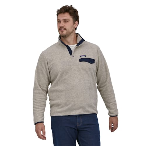 laydown image of Lightweight Synchilla Snap Pullover