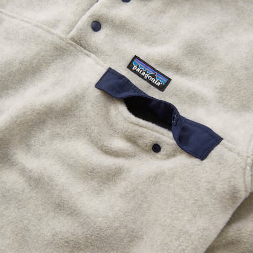 laydown image of Lightweight Synchilla Snap Pullover