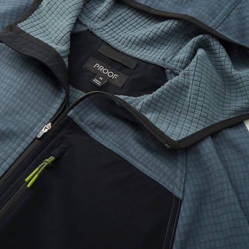lifestyle image of Trail Grid Fleece Full Zip Hoodie