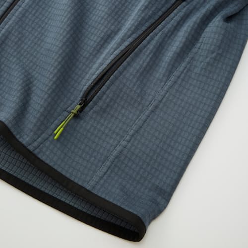 lifestyle image of Trail Grid Fleece Full Zip Hoodie