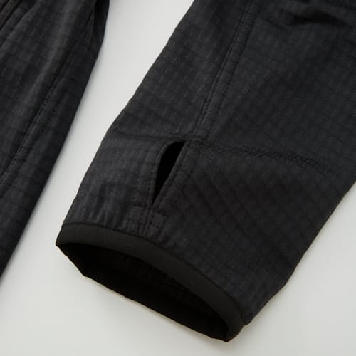 lifestyle image of Trail Grid Fleece Full Zip Hoodie