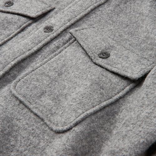 lifestyle image of CPO Boiled Wool Shirt Jacket