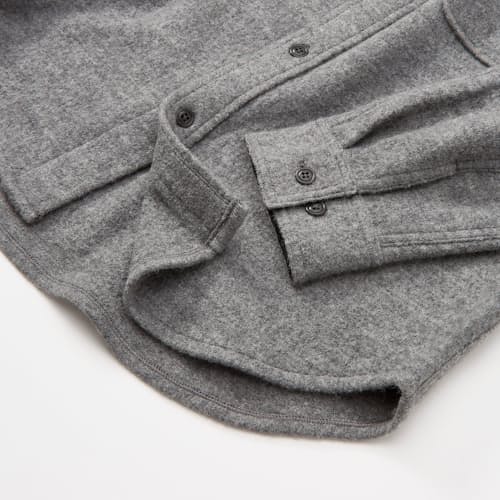 lifestyle image of CPO Boiled Wool Shirt Jacket