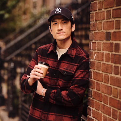 lifestyle image of General Brushed Wool Shirt Jacket