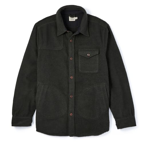 laydown image of General Brushed Wool Shirt Jacket