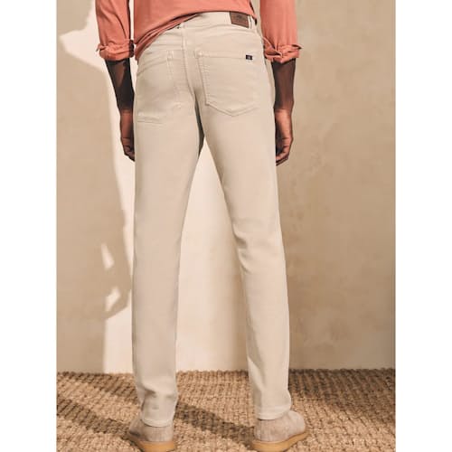 on model image of Stretch Terry 5-Pocket Pant