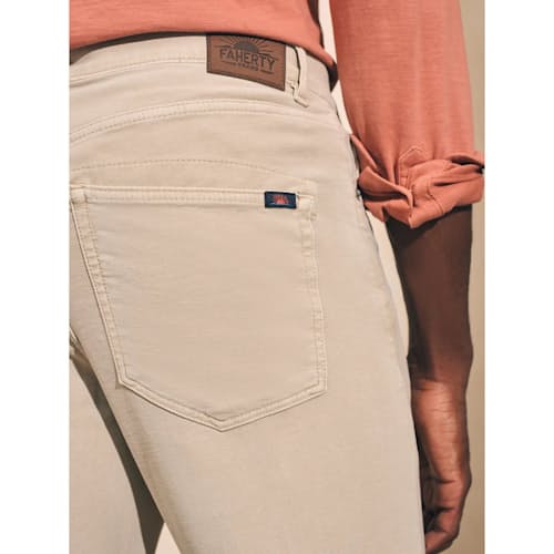 on model image of Stretch Terry 5-Pocket Pant