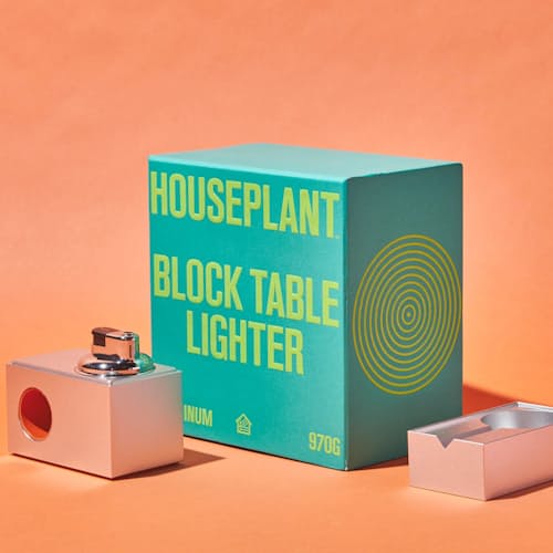 lifestyle image of Block Table Lighter