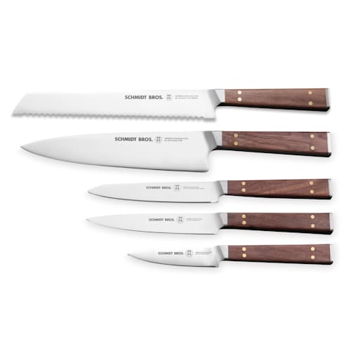 laydown image of 6 Pc Knife Block Set