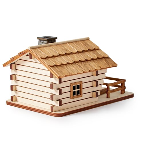 laydown image of DIY Hidden Hut and Incense Set