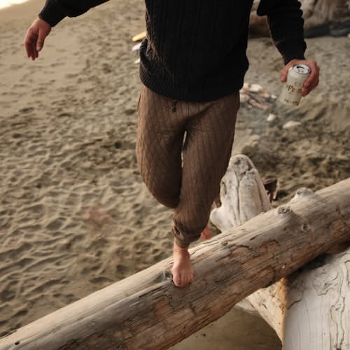 laydown image of Quilted Sweatpants