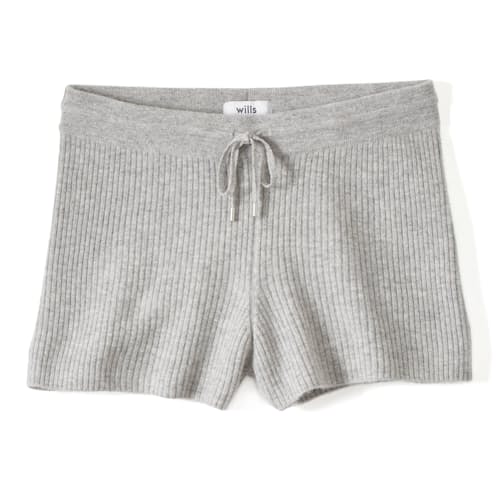 laydown image of Women's Luxe Ribbed Short