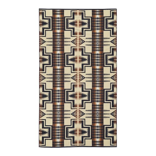 laydown image of Oversized Jacquard Spa Towel