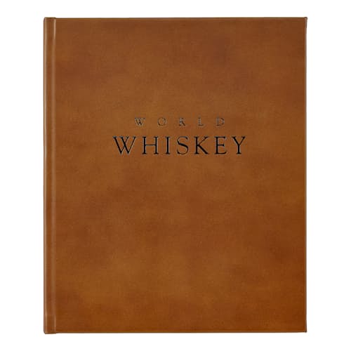 laydown image of World Whiskey Leather Book