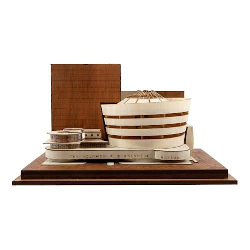 laydown image of DIY Guggenheim Museum Architectural Model