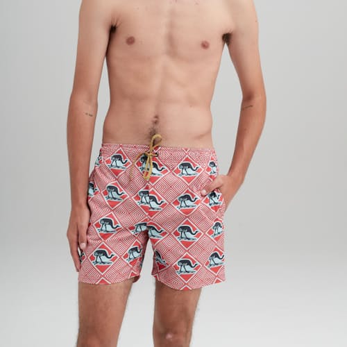 laydown image of Surfing Ostrich Surf Trunk