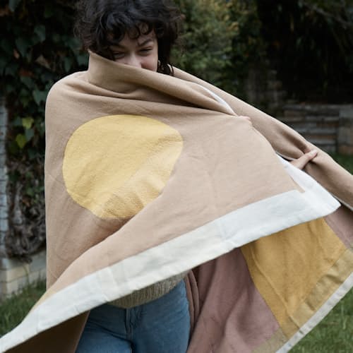 laydown image of Mountain Calling Throw
