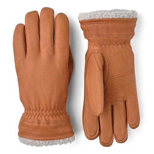 laydown image of Women's Deerskin Primaloft Glove
