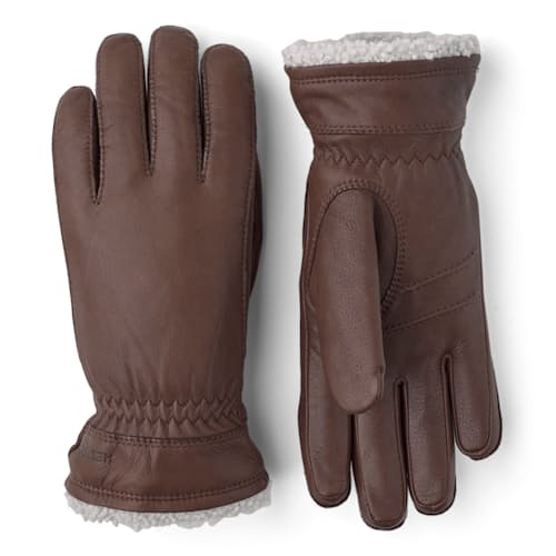 laydown image of Women's Deerskin Primaloft Glove