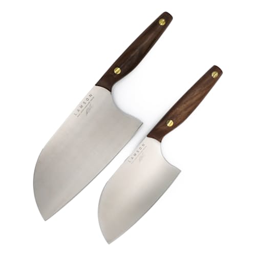 laydown image of Brad Leone "Bad Boy" 8" Chinese Santoku Cleaver