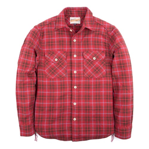 laydown image of Wells Japanese Woven Plaid