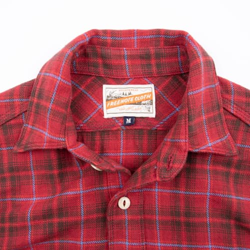 laydown image of Wells Japanese Woven Plaid