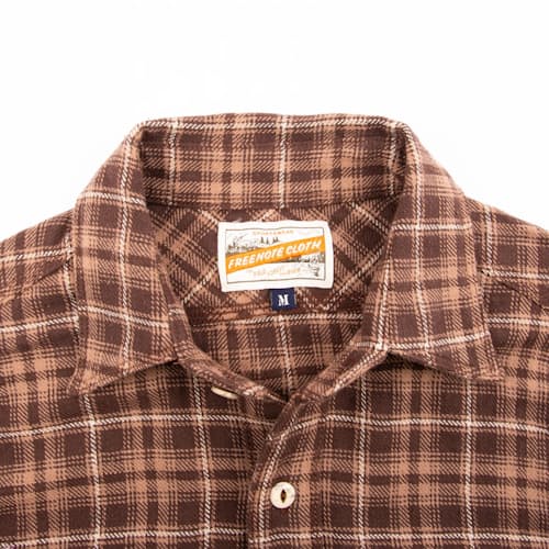laydown image of Wells Japanese Woven Plaid