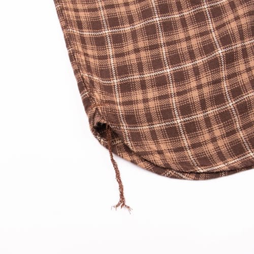 laydown image of Wells Japanese Woven Plaid