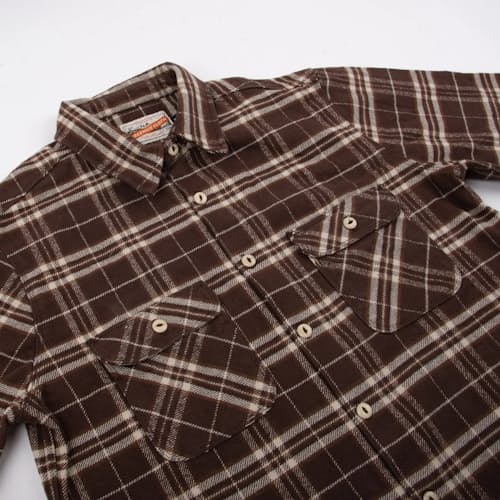 laydown image of Benson Japanese Classic Overshirt