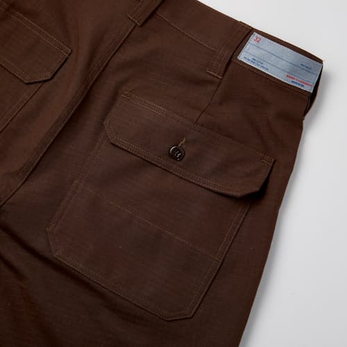 laydown image of Straight Leg Utility Ripstop Workpant