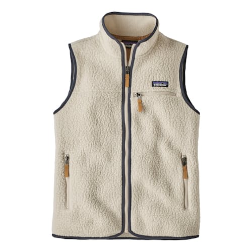 laydown image of Women's Retro Pile Vest