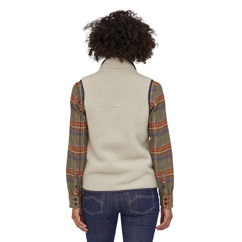 laydown image of Women's Retro Pile Vest