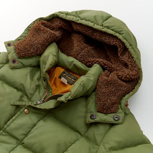 laydown image of Barrett Nylon/Sherpa Jacket