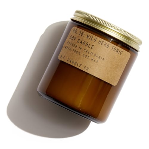 laydown image of Wild Herb Tonic Soy Candle