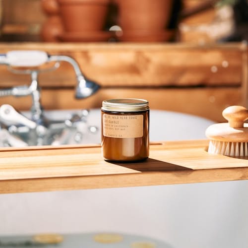 laydown image of Wild Herb Tonic Soy Candle