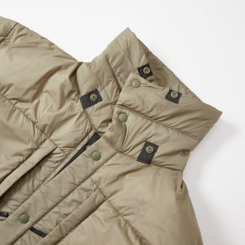 laydown image of Insulated Mid-Down Jacket