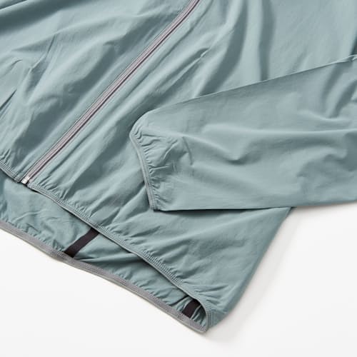 laydown image of Floating Wind Shell Full Zip Jacket