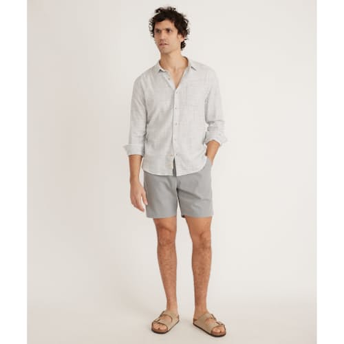 lifestyle image of Classic Stretch Selvage Long Sleeve Shirt