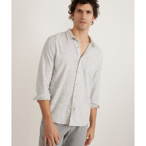 lifestyle image of Classic Stretch Selvage Long Sleeve Shirt