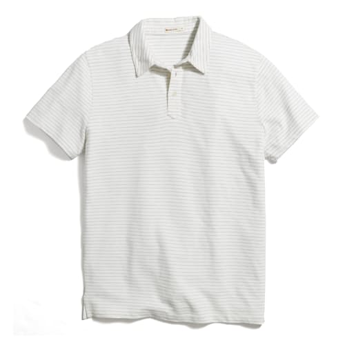 laydown image of Lassen Heavy Slub Short Sleeve Polo