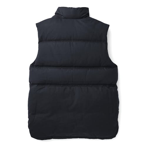 laydown image of Down Insulated Wool Lined Oil Finish Cruiser Vest