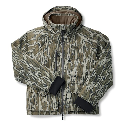 laydown image of Insulated Fleece-Lined Skagit Waterfowl Jacket