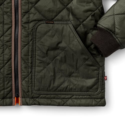 laydown image of Reversible Insulated Eagle Plains Jacket