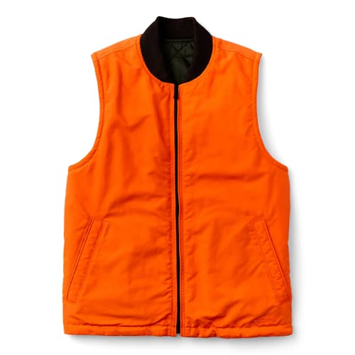 laydown image of Reversible Insulated Eagle Plains Vest