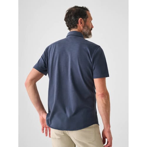 lifestyle image of Sunwashed Knit Short Sleeve Shirt